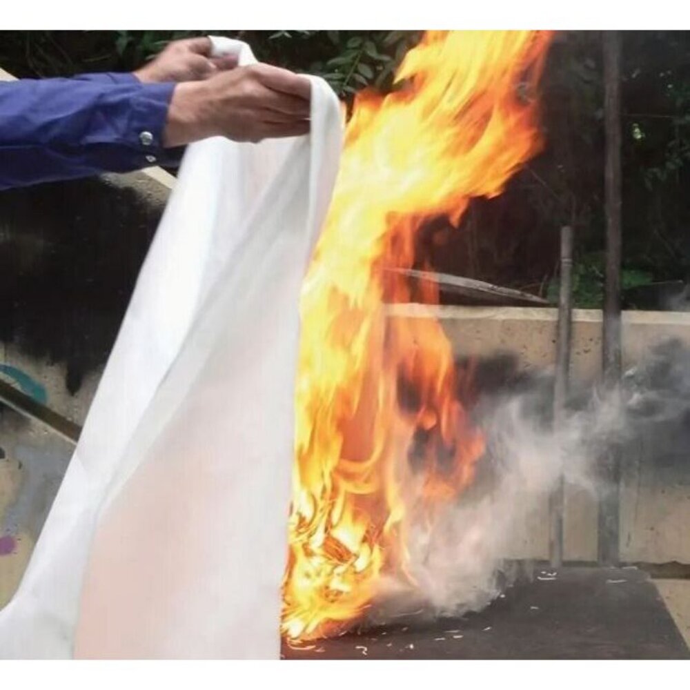 Emergency Fire Blanket 39''x39'' Reusable Ultimate Fire Defense Tool is Here - Picture 7 of 8